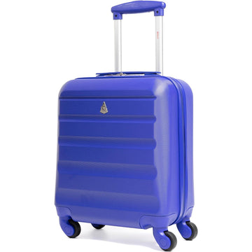 Aerolite 45x36x20cm easyJet Maximum Size Hard Shell Carry On Hand Cabin Luggage Underseat Flight Suitcase with 4 Wheels - Aerolite UK
